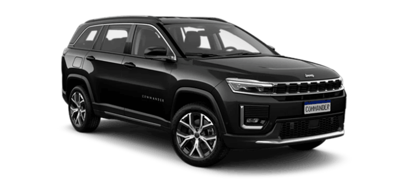 Jeep Commander preta — SUV premium da Prime Elegance